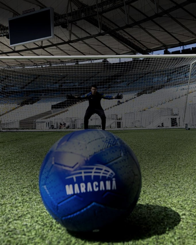 Experiência interativa de futebol no Maracanã